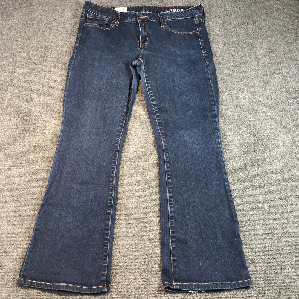 GAP 1969 Curvy Fit‎ Bootcut Dark Wash Denim Jeans Size 32R